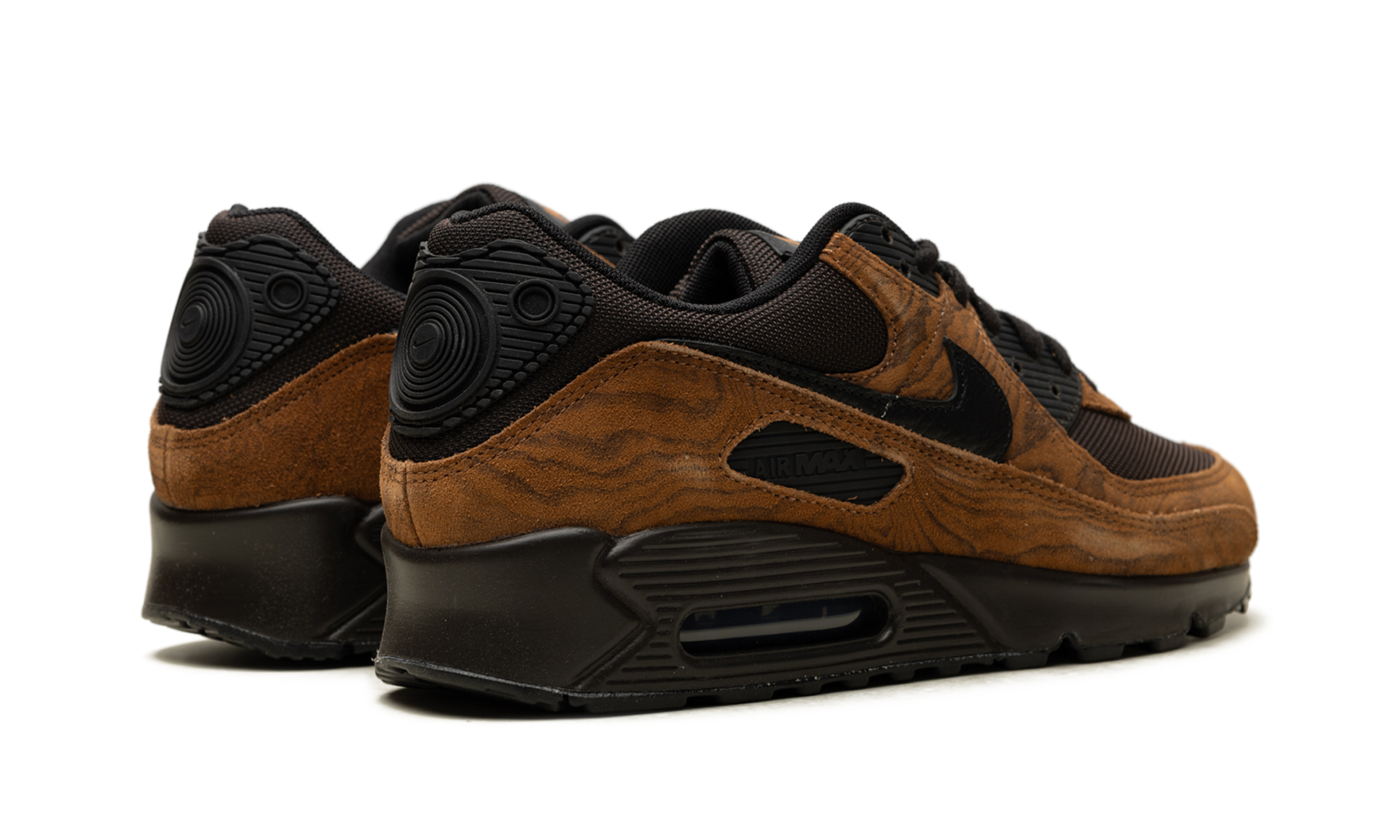 Nike Air Max 90 Premium Light British Tan Velvet Brown IQ0283 281