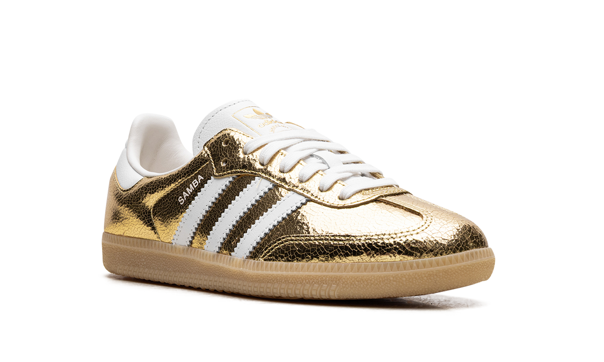 Adidas Samba OG WMNS Cracked Metallic Pack - Gold KI5719
