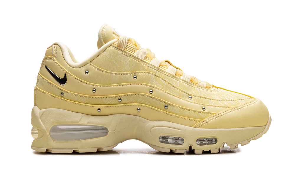 Nike Air Max 95 WMNS Soft Yellow Silver Studded IQ3444 722