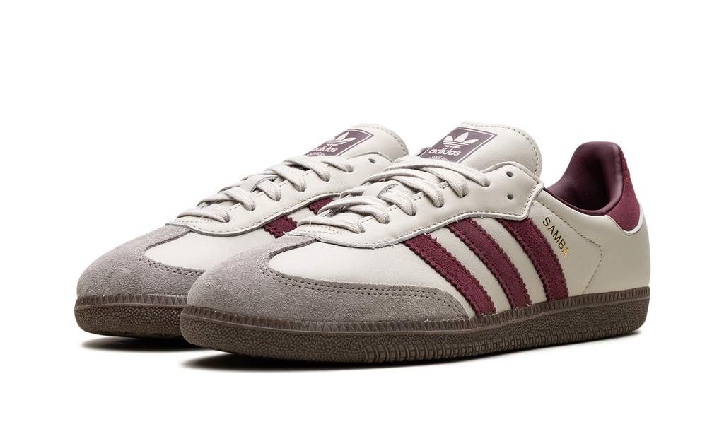 Adidas Samba OG Putty Grey Maroon ID1482