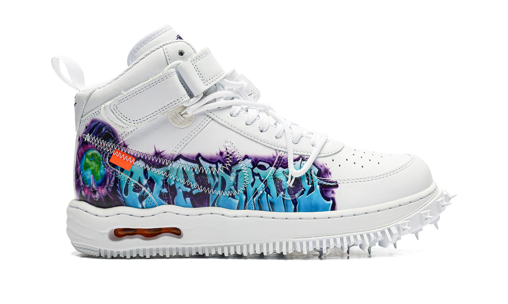 Nike Air Force 1 Mid Off-White - Graffiti White DR0500 100