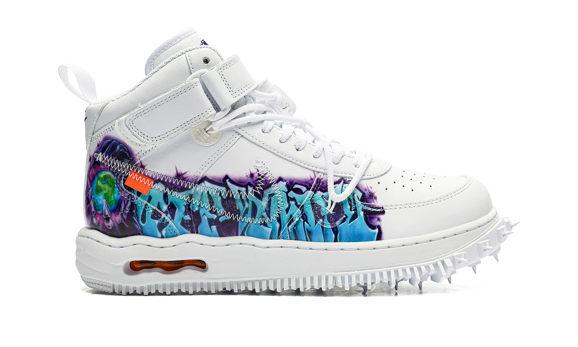 Nike Air Force 1 Mid Off-White - Graffiti White DR0500 100