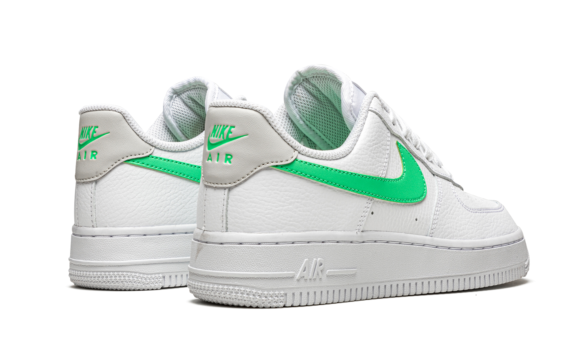 Nike AIR FORCE 1 LO '07 MNS WMNS White / Green Glow 315115 164