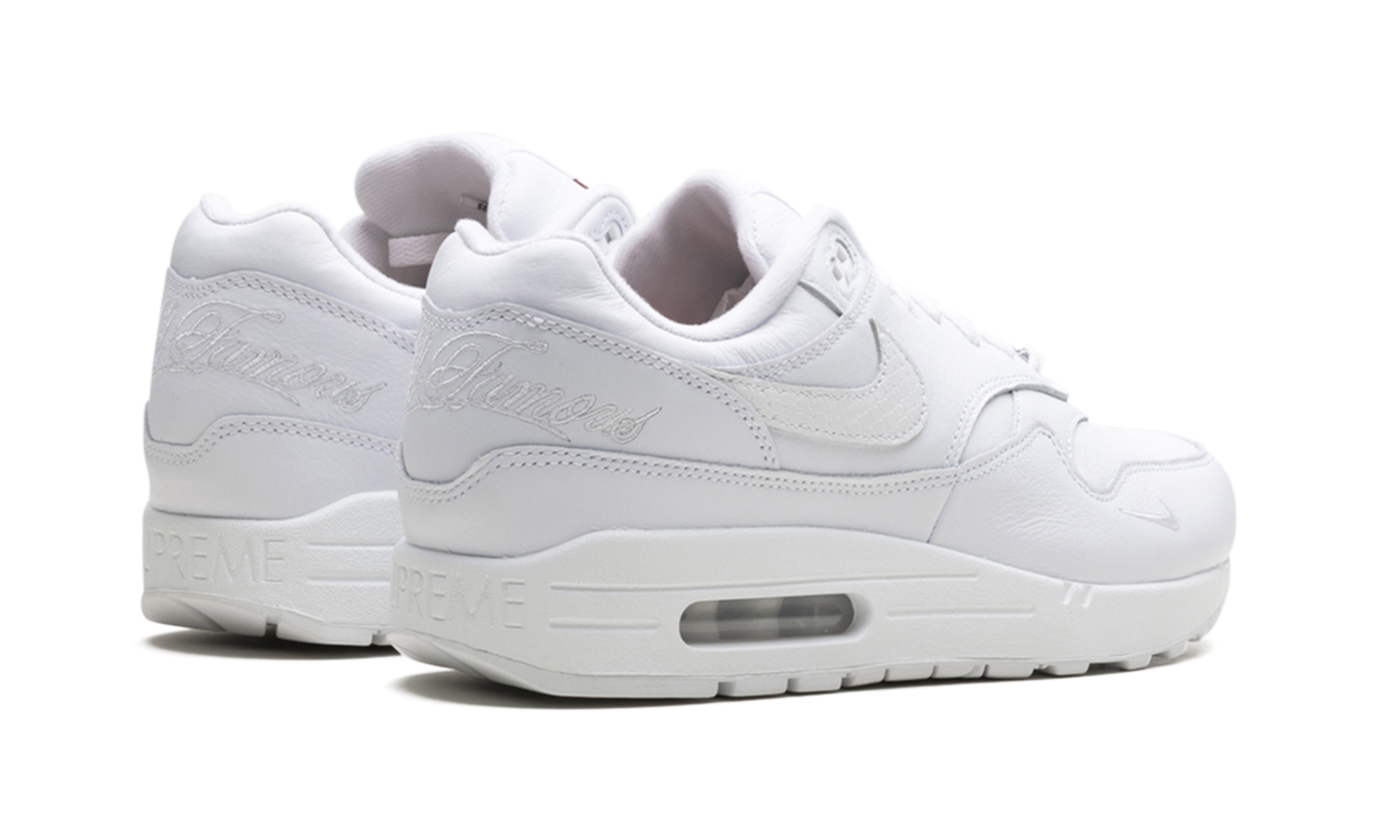 Nike Air Max 1 '87 SP Supreme Triple White HF8813 100