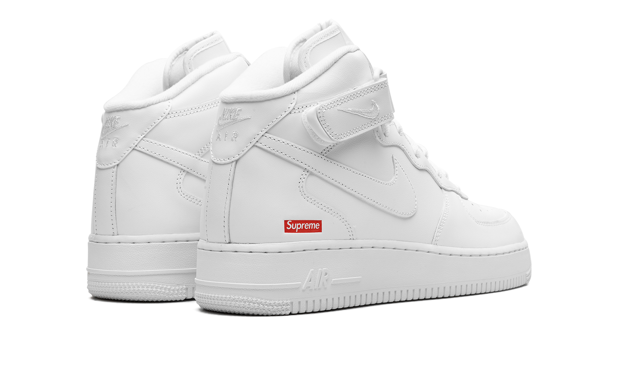 Nike Air Force 1 Mid Supreme - Mini Box Logo White FZ8784 100
