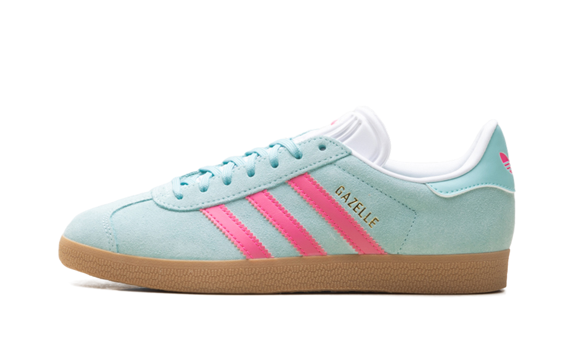 Adidas Gazelle WMNS Flash Aqua Lucid Pink JI1375