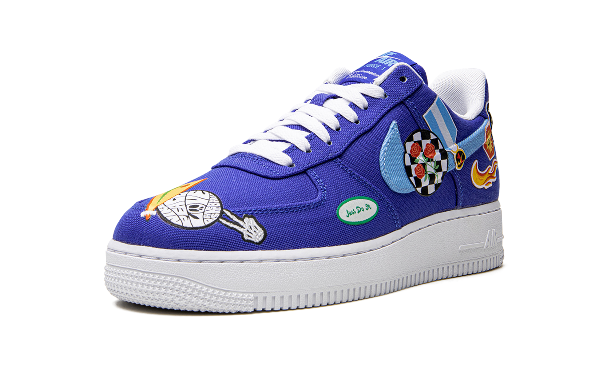 Nike AIR FORCE 1 LO '07 PRM MNS WMNS Los Angeles Patched Up DX2306 400