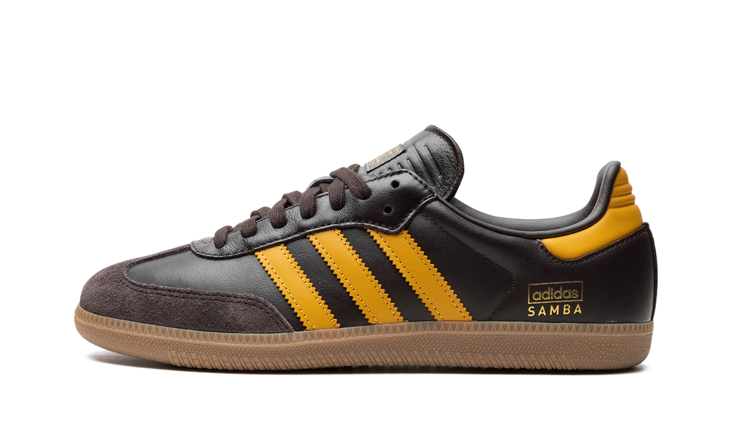 Adidas Samba OG Dark Brown Preloved Yellow IG6174