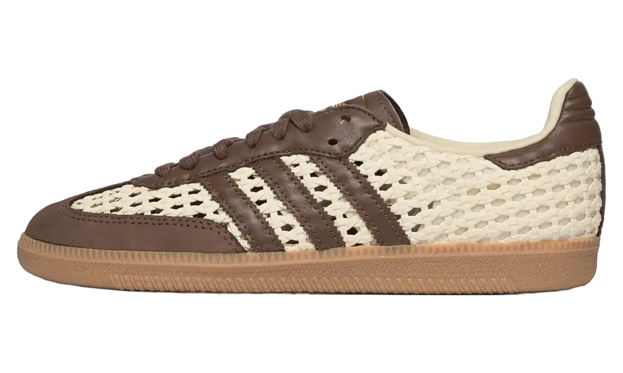Adidas Samba OG WMNS Basketweave Cream White Earth Strata IH9373