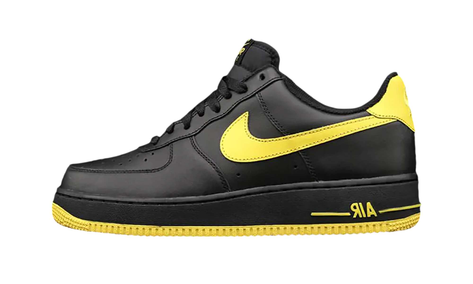 Nike Air Force 1 Low Black / Yellow 488298 003