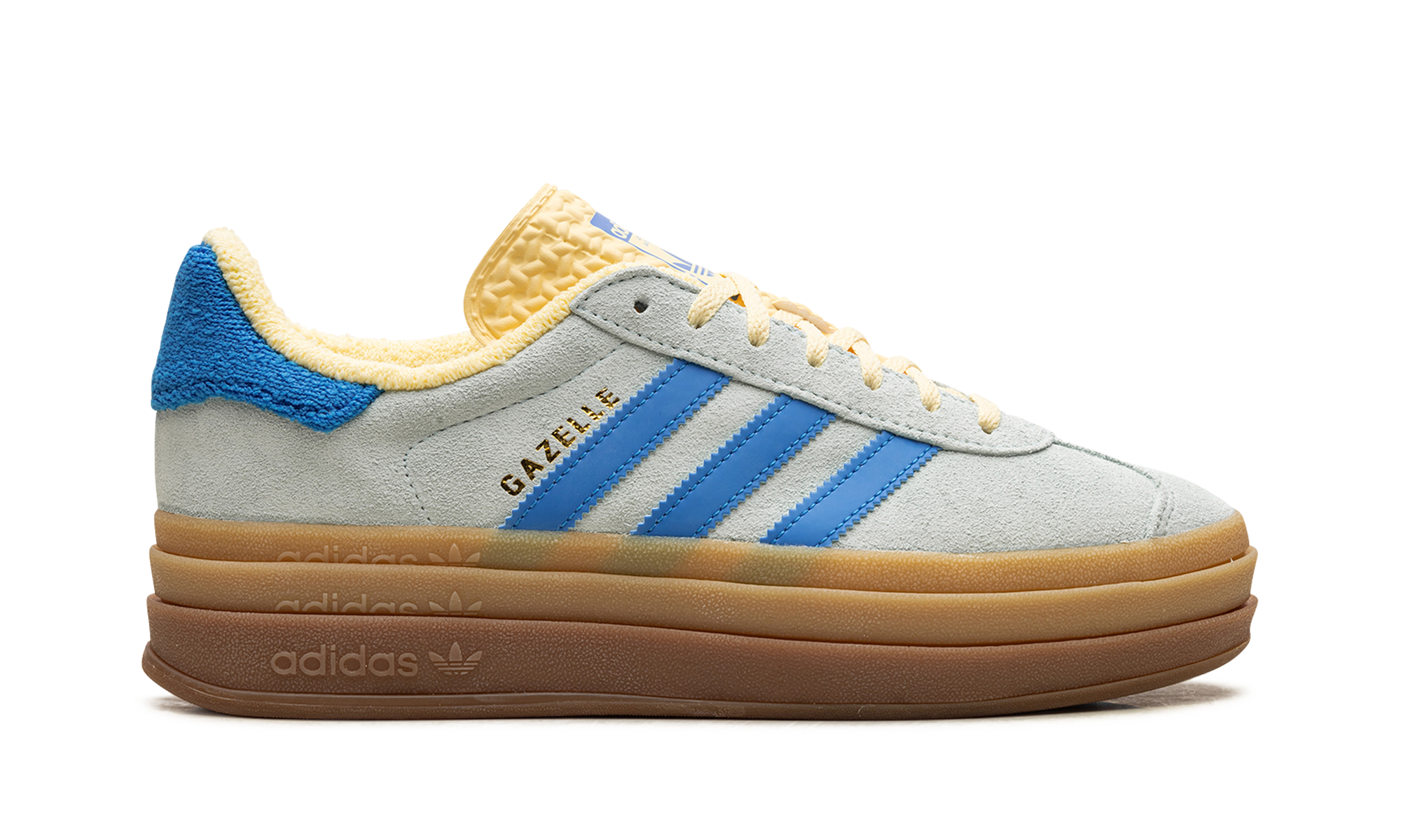 Adidas Gazelle Bold Wmns Almost Blue Yellow IE0430