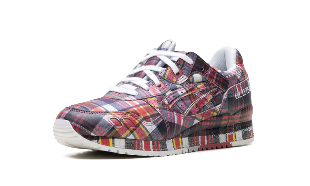 Asics Gel-Lyte 3 07 Remastered Comme des Garçons SHIRT Red Plaid 1203A824 600