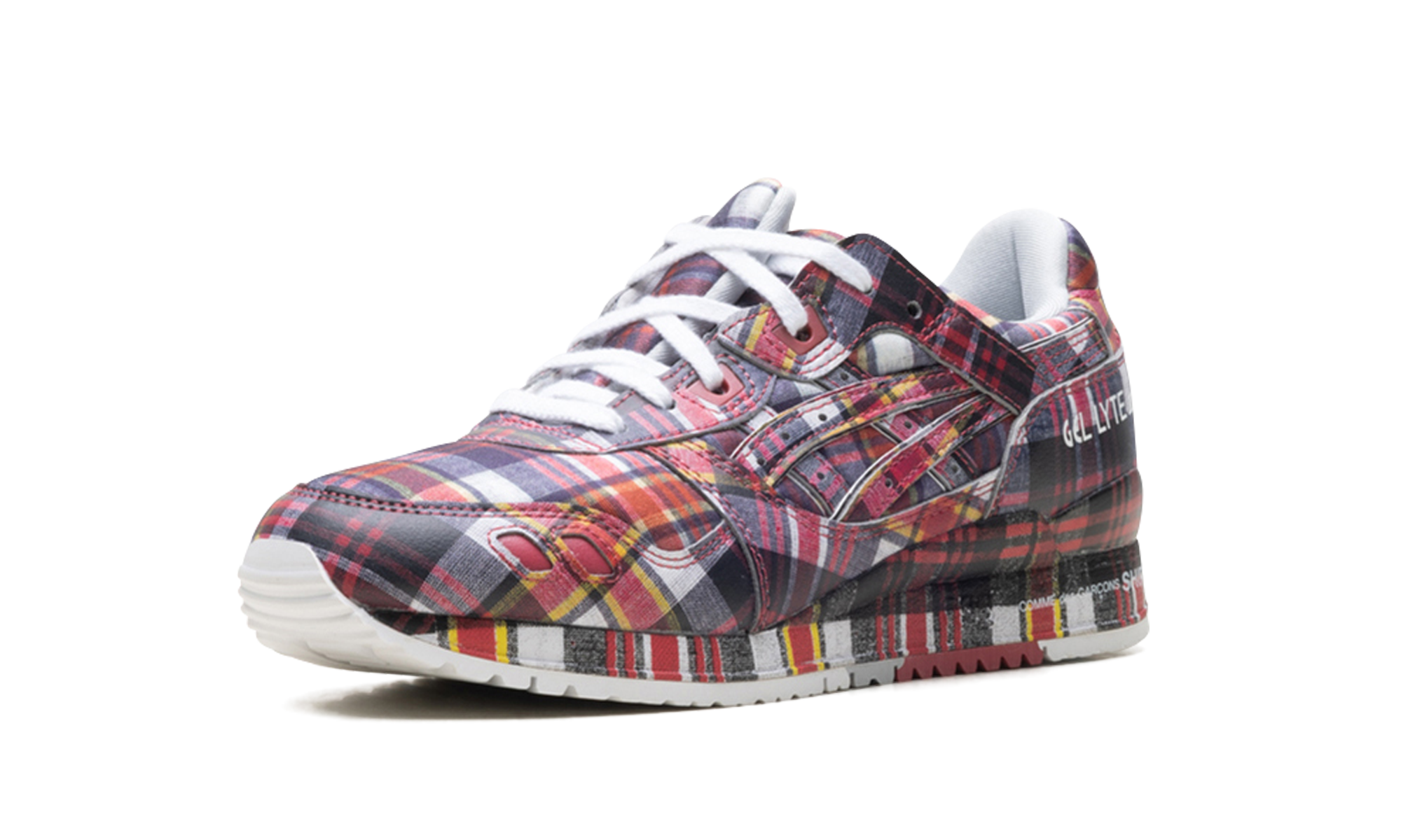 Asics Gel-Lyte 3 07 Remastered Comme des Garçons SHIRT Red Plaid 1203A824 600