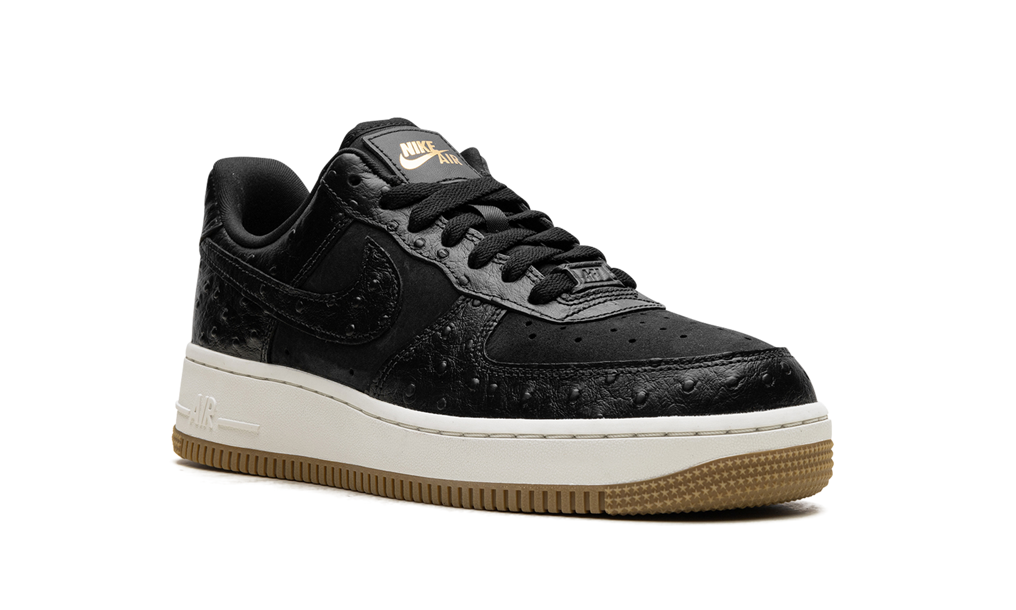 Nike Air Force 1 Low '07 WMNS Black Ostrich DZ2708 002