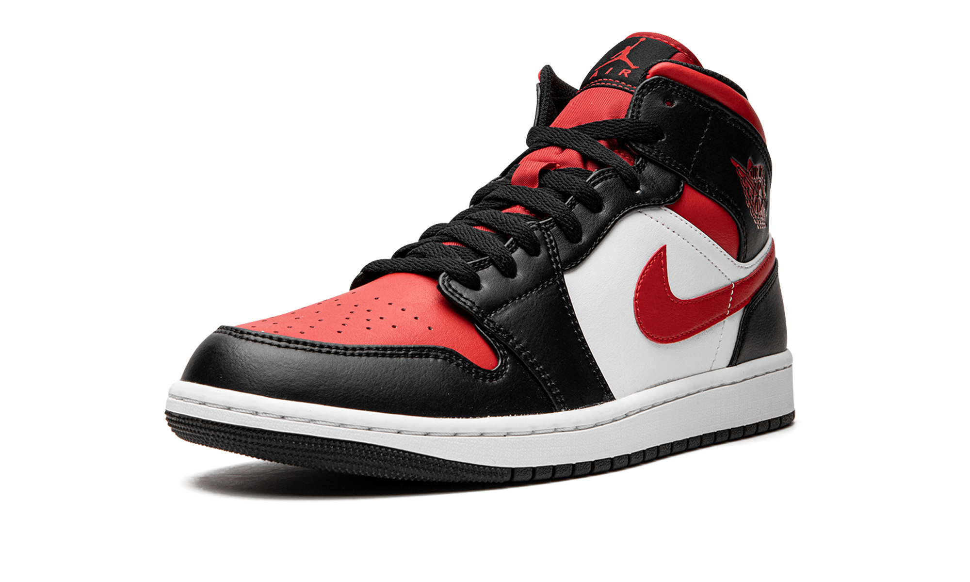 Air Jordan 1 Mid Bred Toe 554724 079