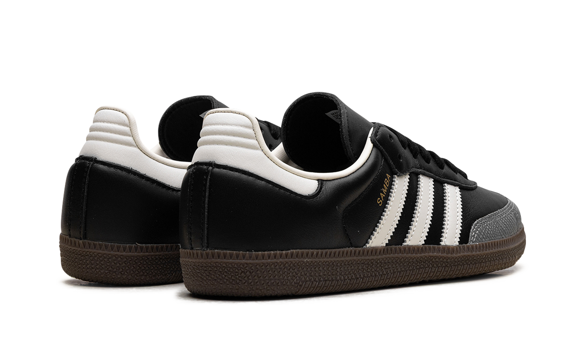Adidas Samba OG WMNS Black Off White Gold JR8165