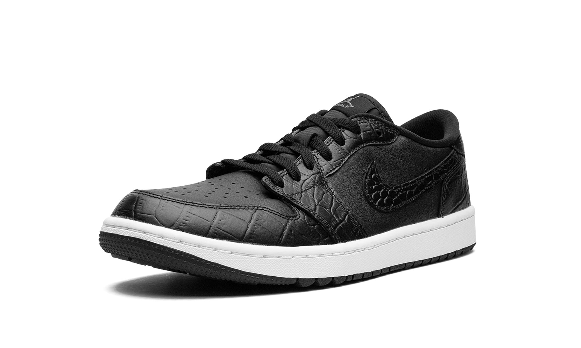 Air Jordan 1 Golf Low Black Croc DD9315 003