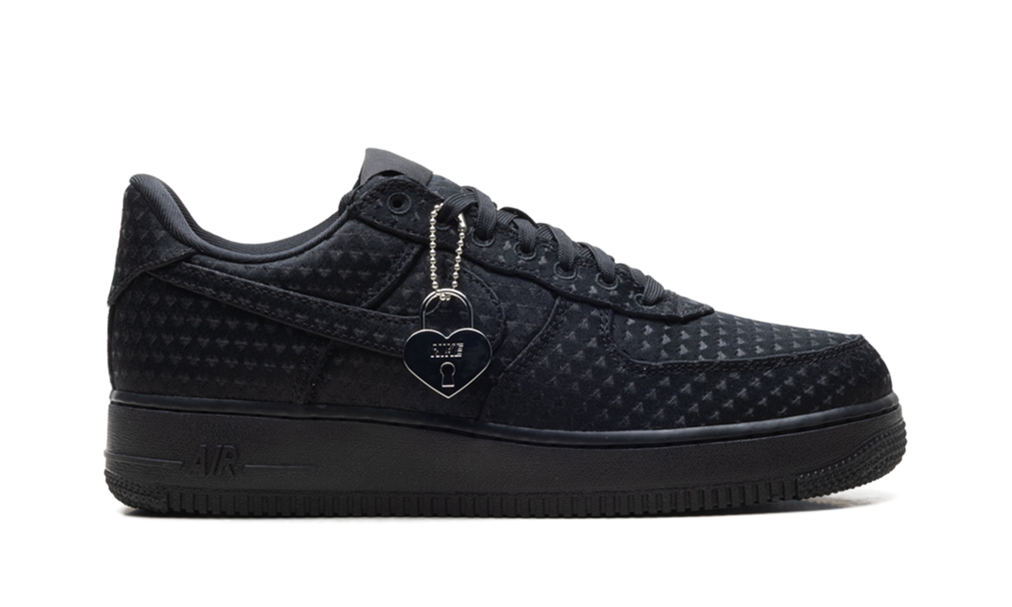 Nike Air Force 1 Low WMNS Valentine's Day - Triple Black IQ9965 001
