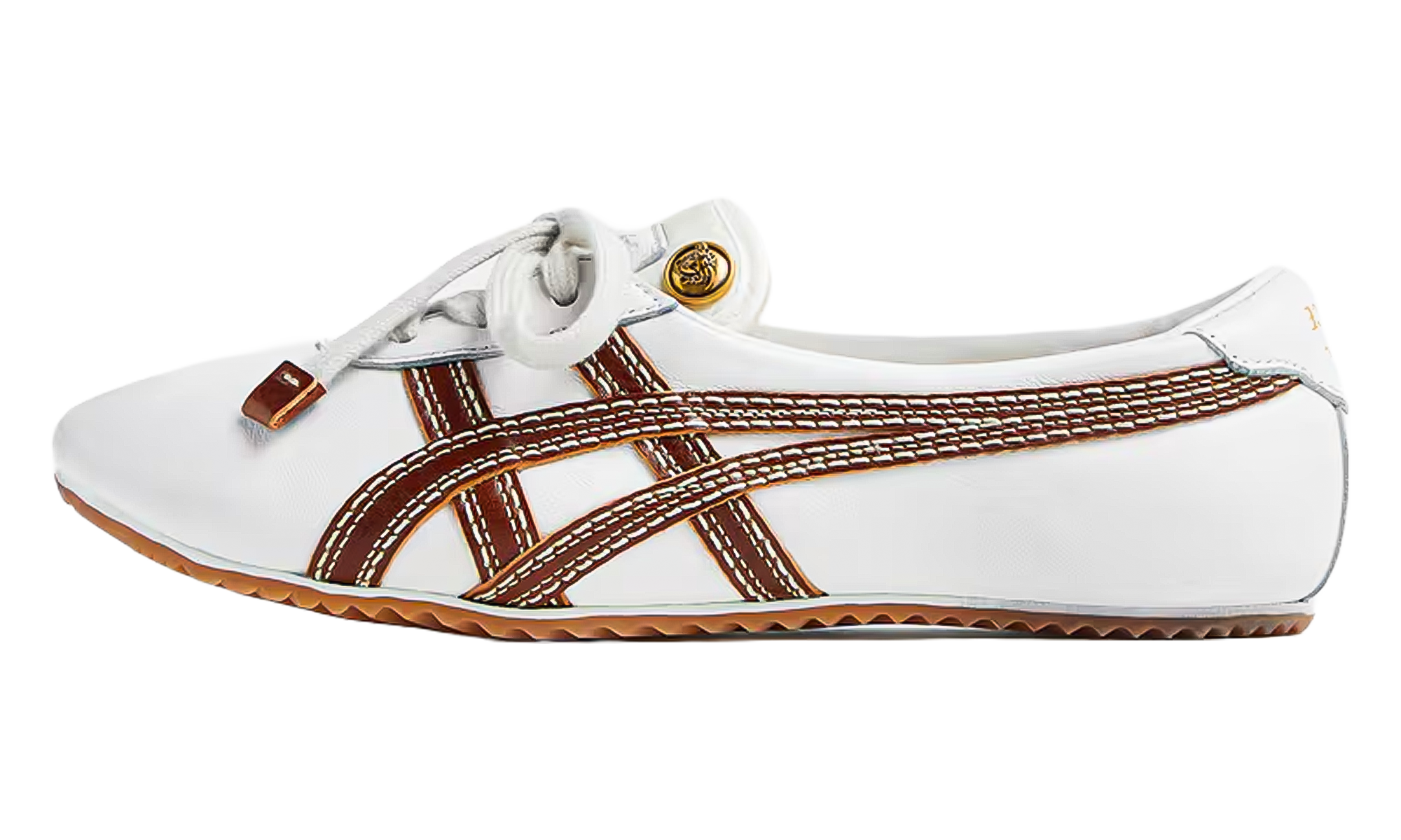 Onitsuka Tiger Tai-Chi Sakura Nappa WMNS Versace Brown Yellow 1025116 1A17737 2YD5J