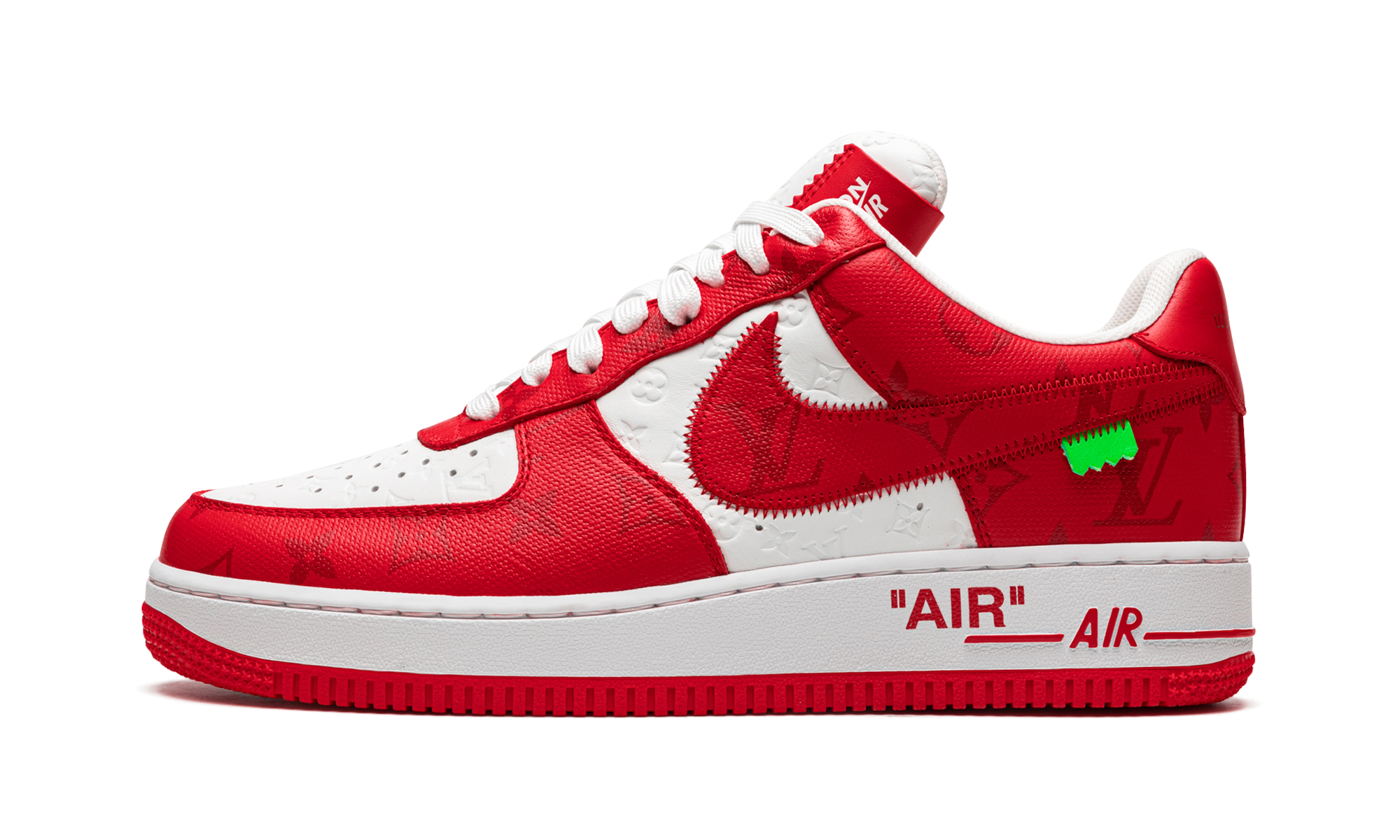 Nike Louis Vuitton Air Force 1 Low Virgil Abloh - White/Red 1A9VA9