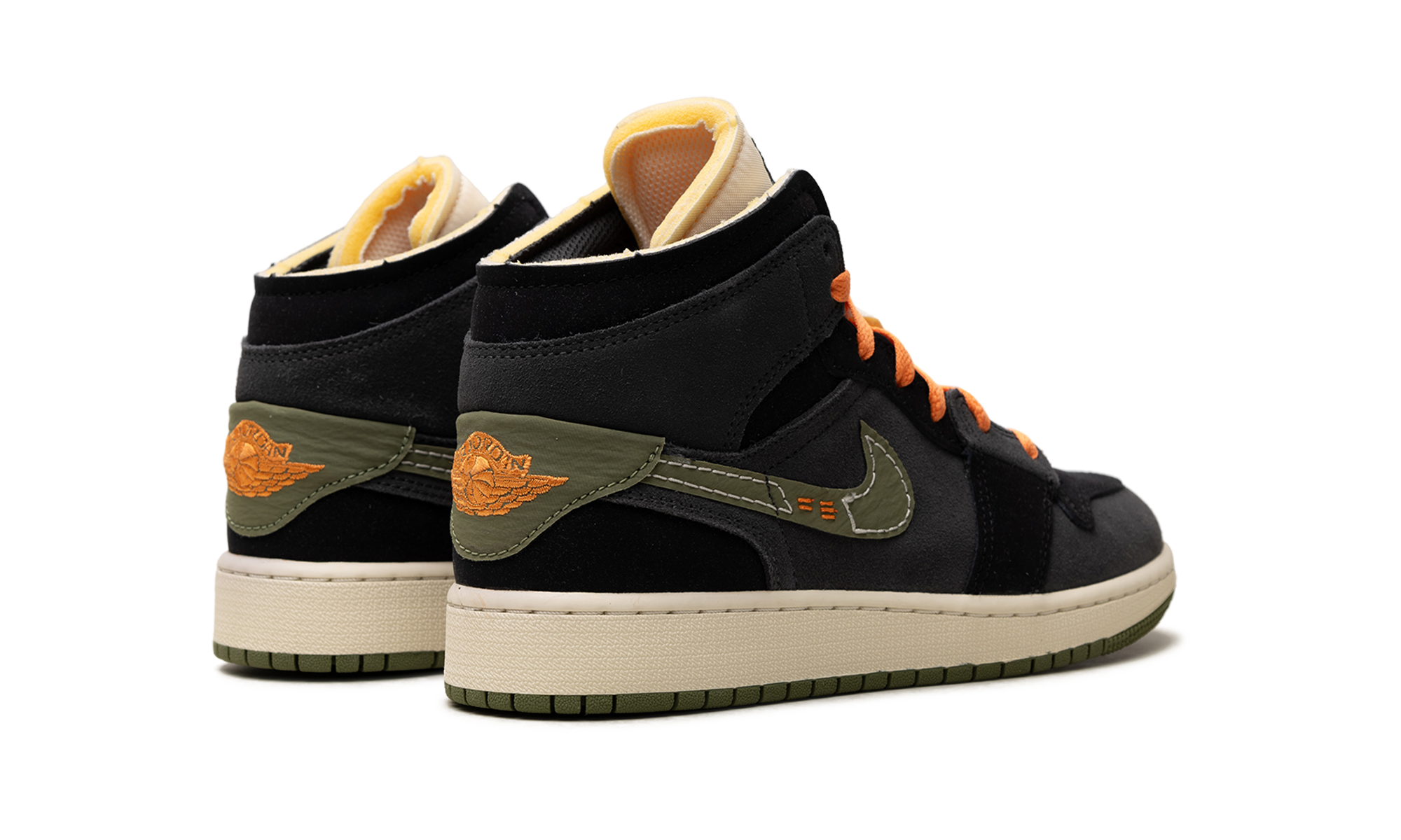 Air Jordan 1 Mid SE GS Craft Anthracite Light Olive FD5847 003