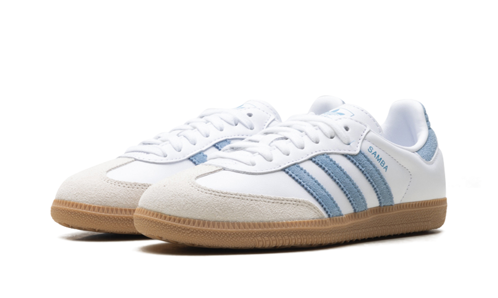 Adidas Samba OG WMNS White / Ash Blue JS1391