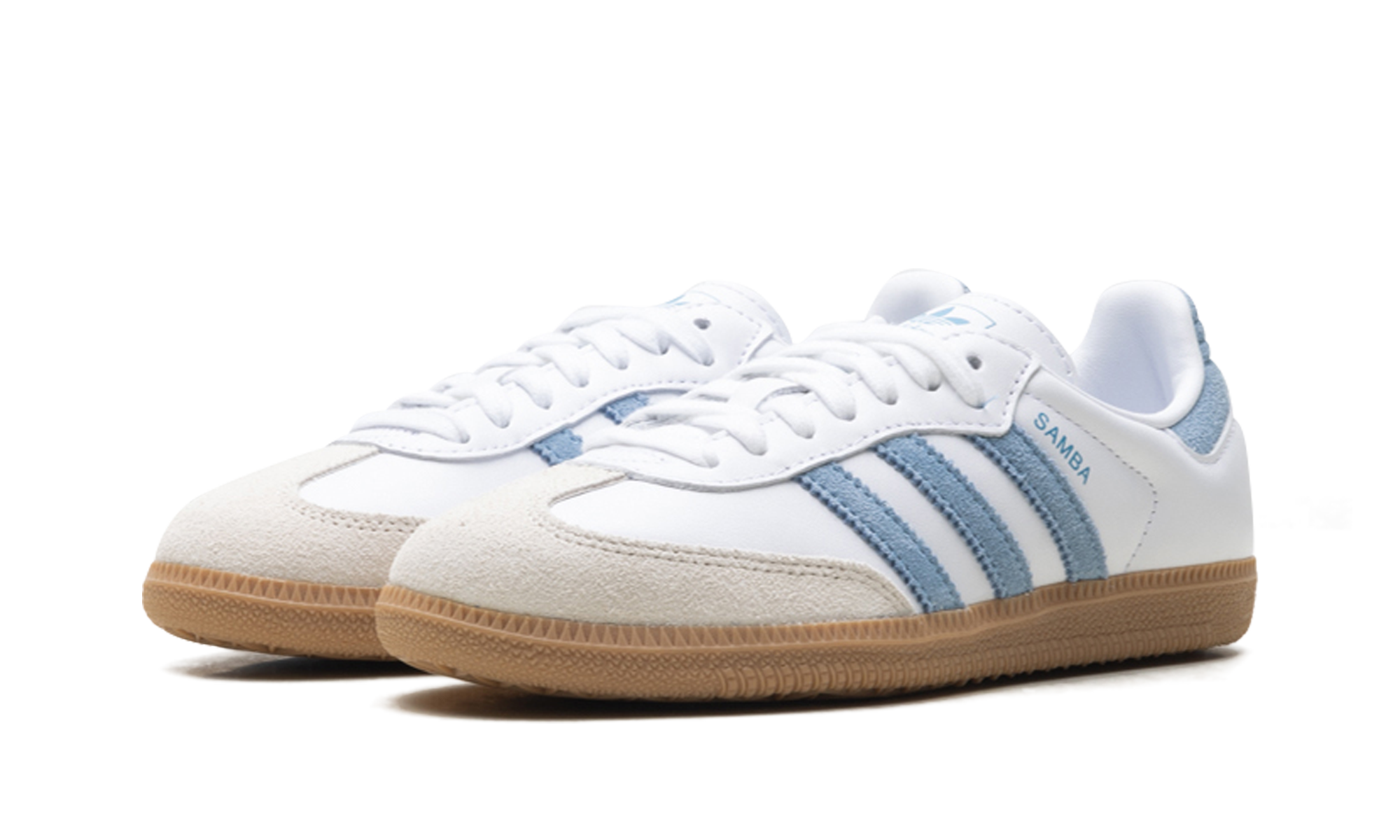 Adidas Samba OG WMNS White / Ash Blue JS1391