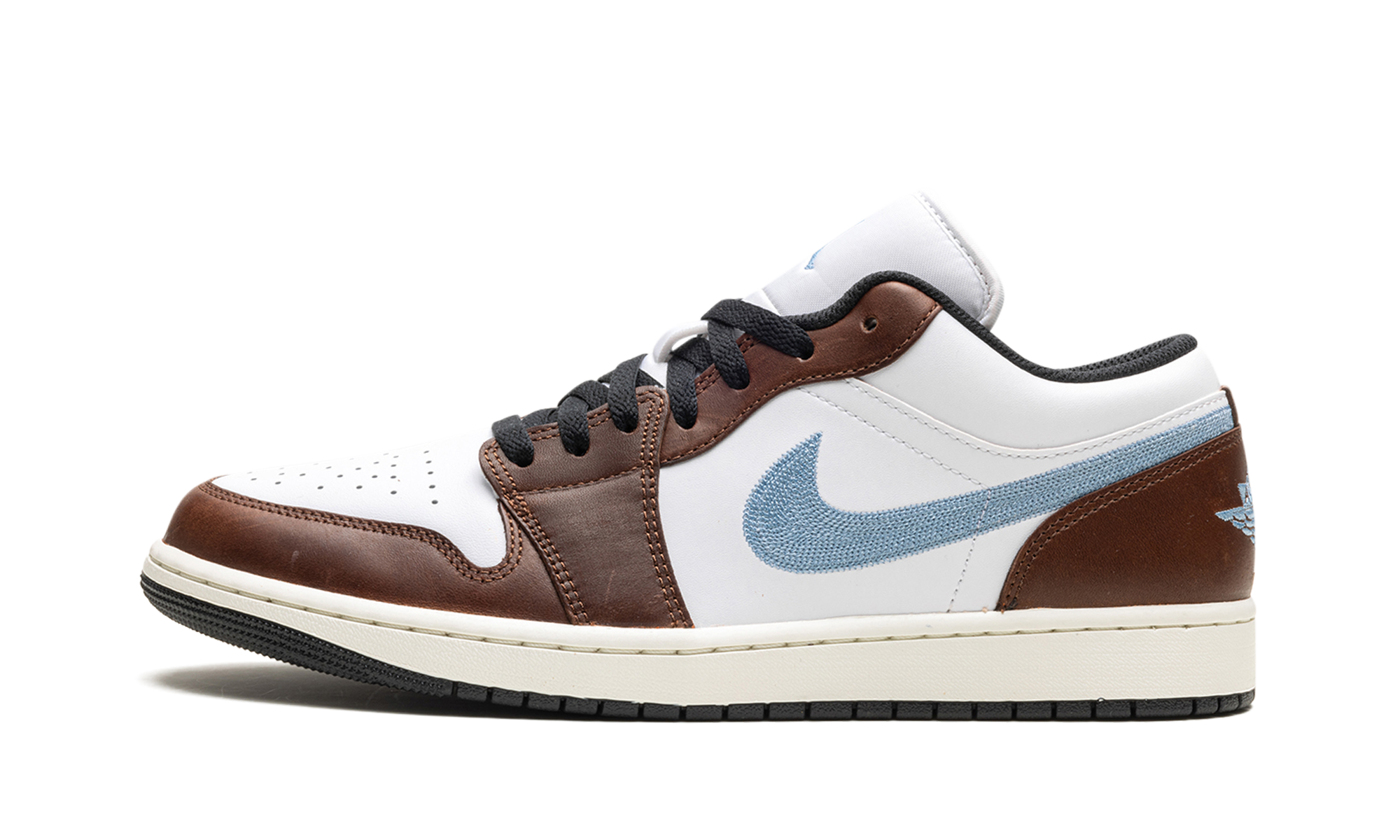 Air Jordan 1 Low SE Embroidered Swoosh - Mocha FQ7832 142