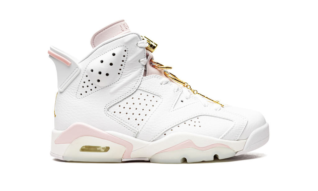 AIR JORDAN 6 WMNS Gold Hoops DH9696 100