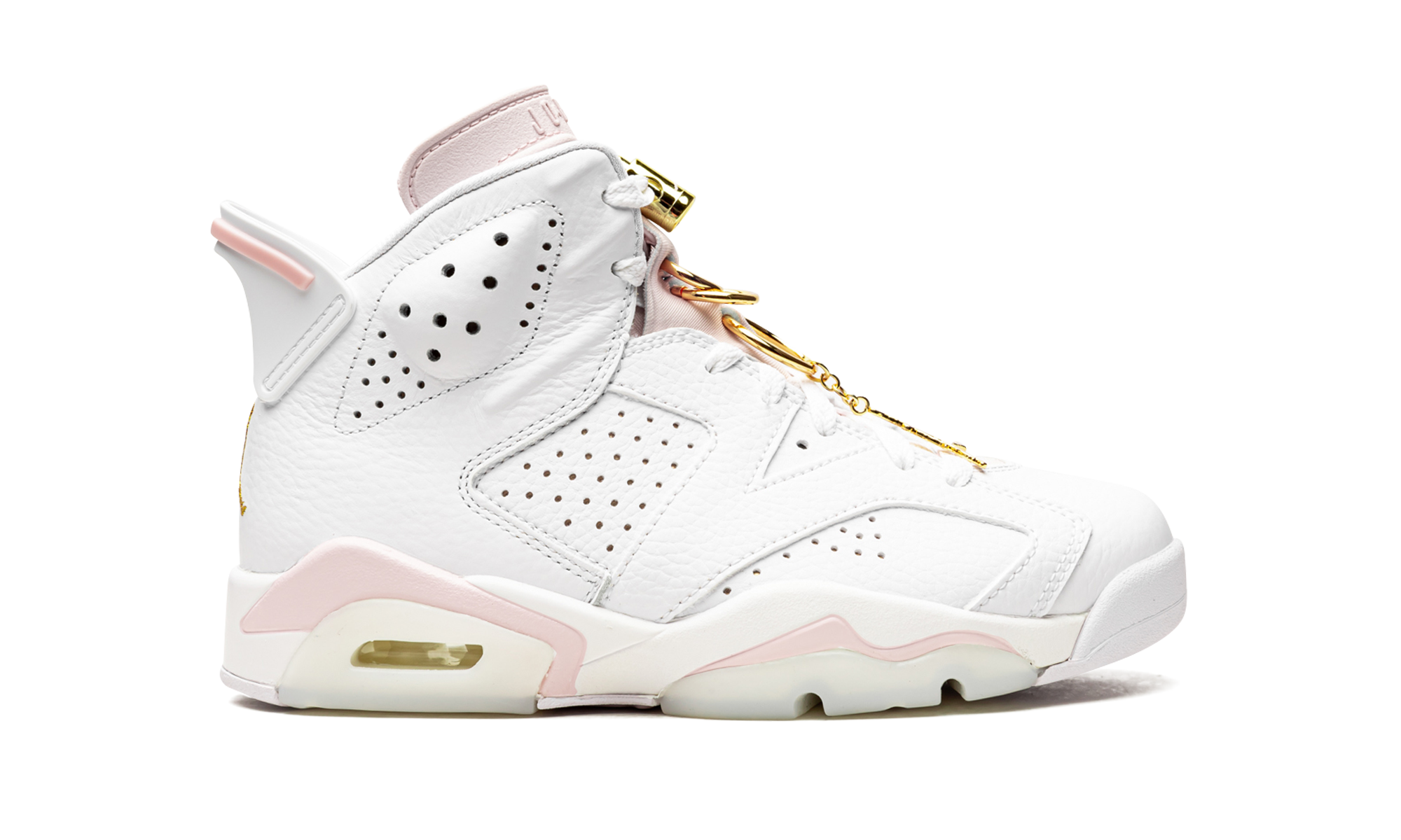 AIR JORDAN 6 WMNS Gold Hoops DH9696 100