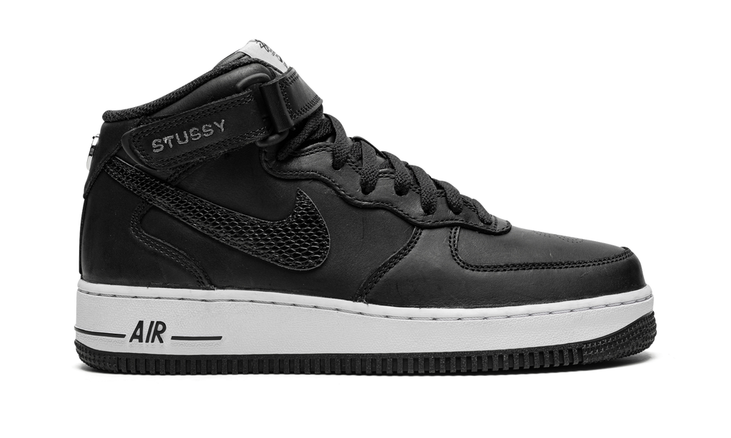 Nike Air Force 1 Mid Stussy - Black DJ7840 001