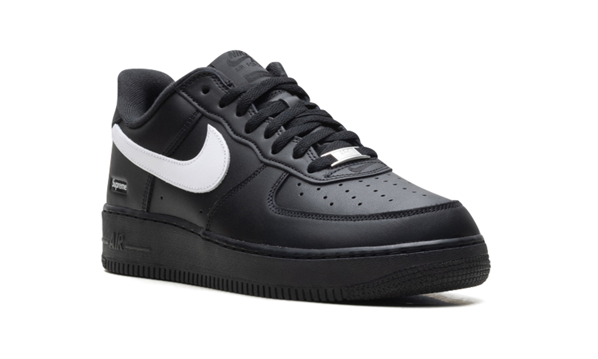 Nike Air Force 1 Low Supreme - Mini Box Logo Black / White CU9225 002