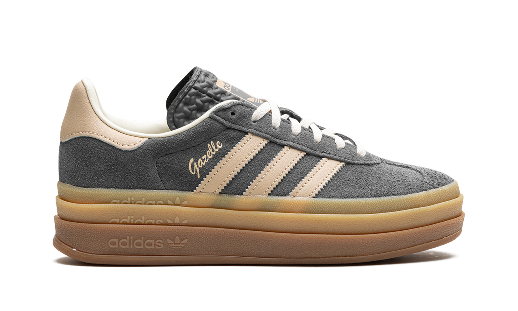 Adidas GAZELLE BOLD WMNS GREY MAGIC BEIGE GUM IE0428