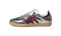 Adidas Adidas Samba OG WMNS Silver Metallic - Shadow Red KI9386