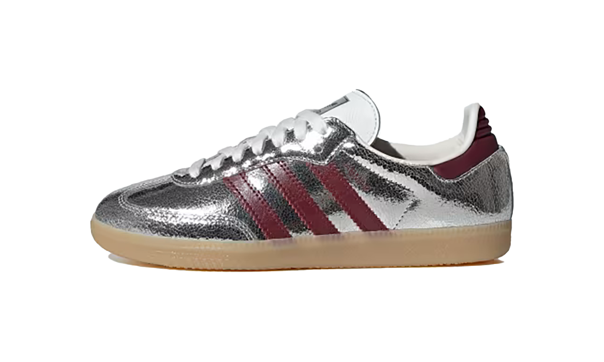 Adidas Adidas Samba OG WMNS Silver Metallic - Shadow Red KI9386