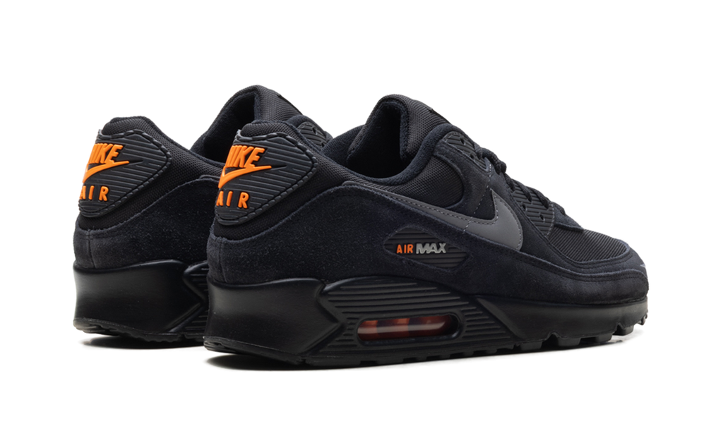 Nike Air Max 90 Black Metallic Cool Grey Orange DO6706 010