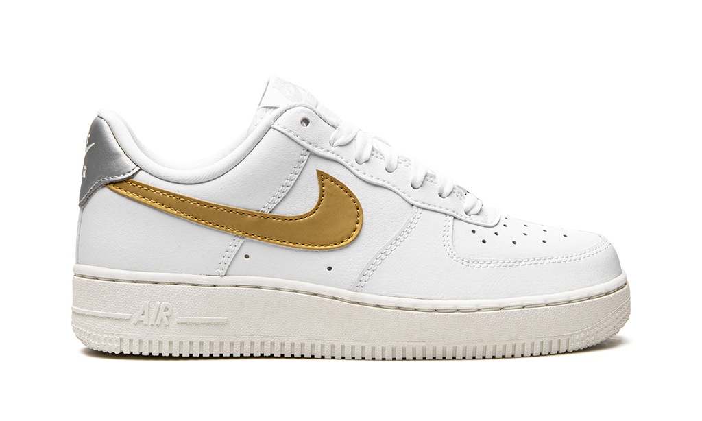 Nike AIR FORCE 1 MNS WMNS White / Gold / Silver DD8959 106