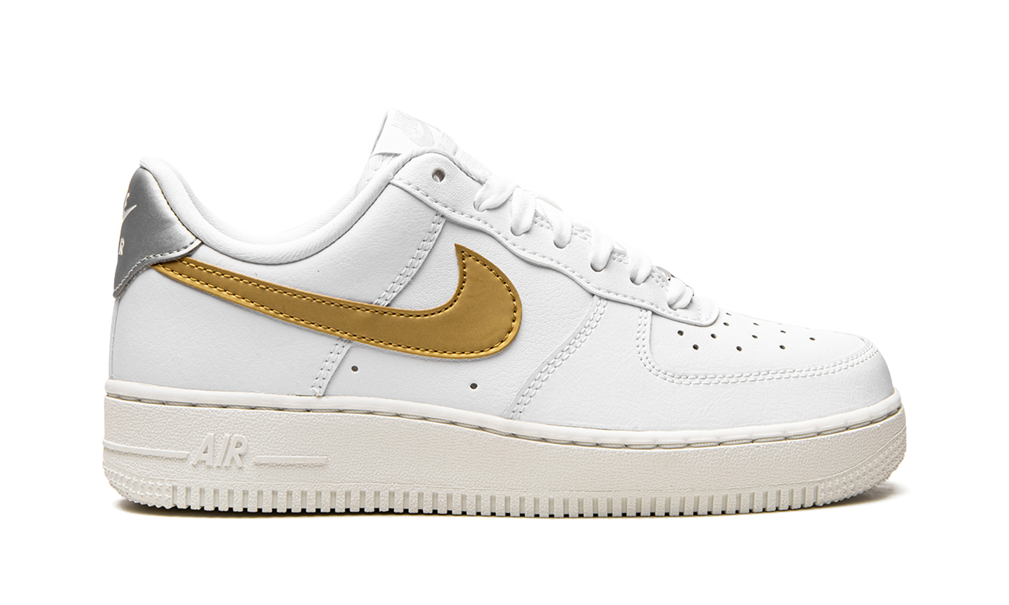 Nike AIR FORCE 1 MNS WMNS White / Gold / Silver DD8959 106