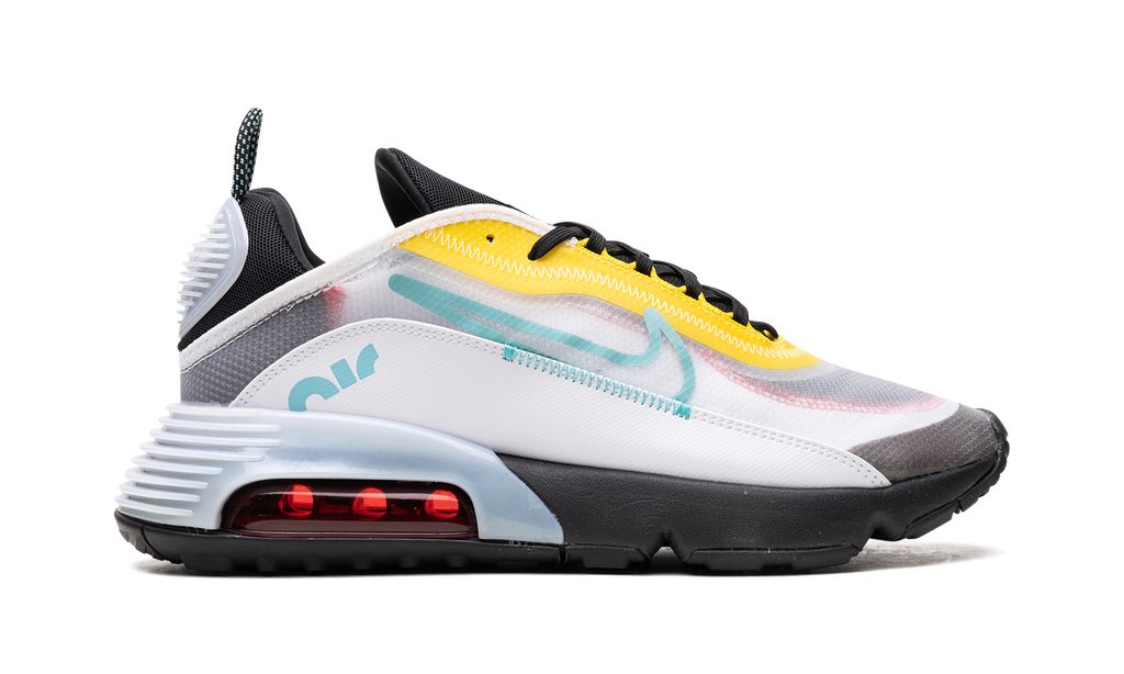 Nike Air Max 2090 White Speed Yellow Bleached Aqua
