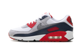 Nike AIR MAX 90 White/Cool Grey-university Red DM0029 117
