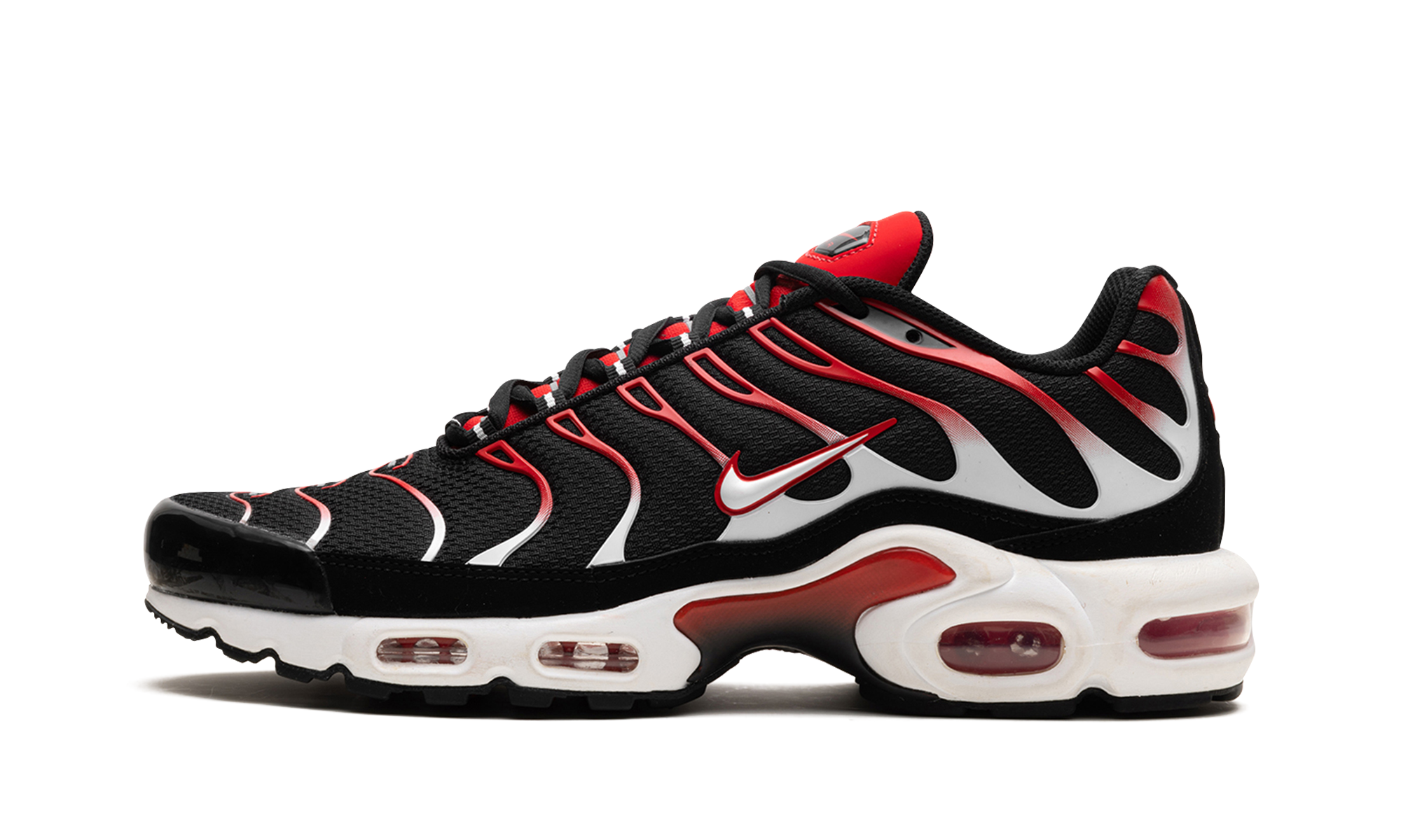 Nike Air Max Plus Black White University Red DM0032 004