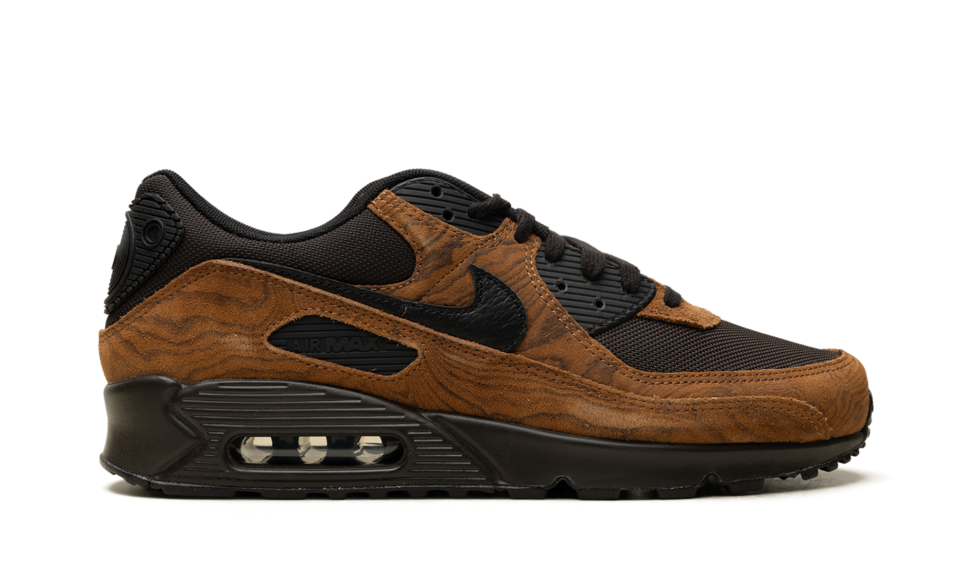 Nike Air Max 90 Premium Light British Tan Velvet Brown IQ0283 281