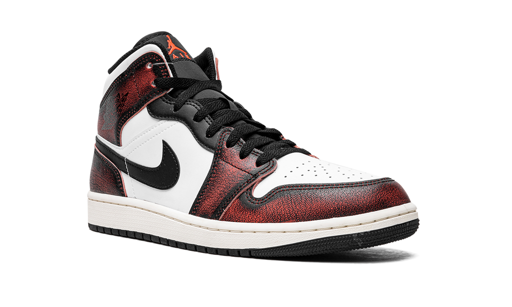 Air Jordan 1 Mid SE Wear-Away - Infrared DV9565 006