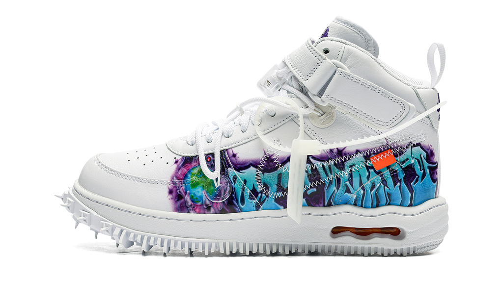 Nike Air Force 1 Mid Off-White - Graffiti White DR0500 100