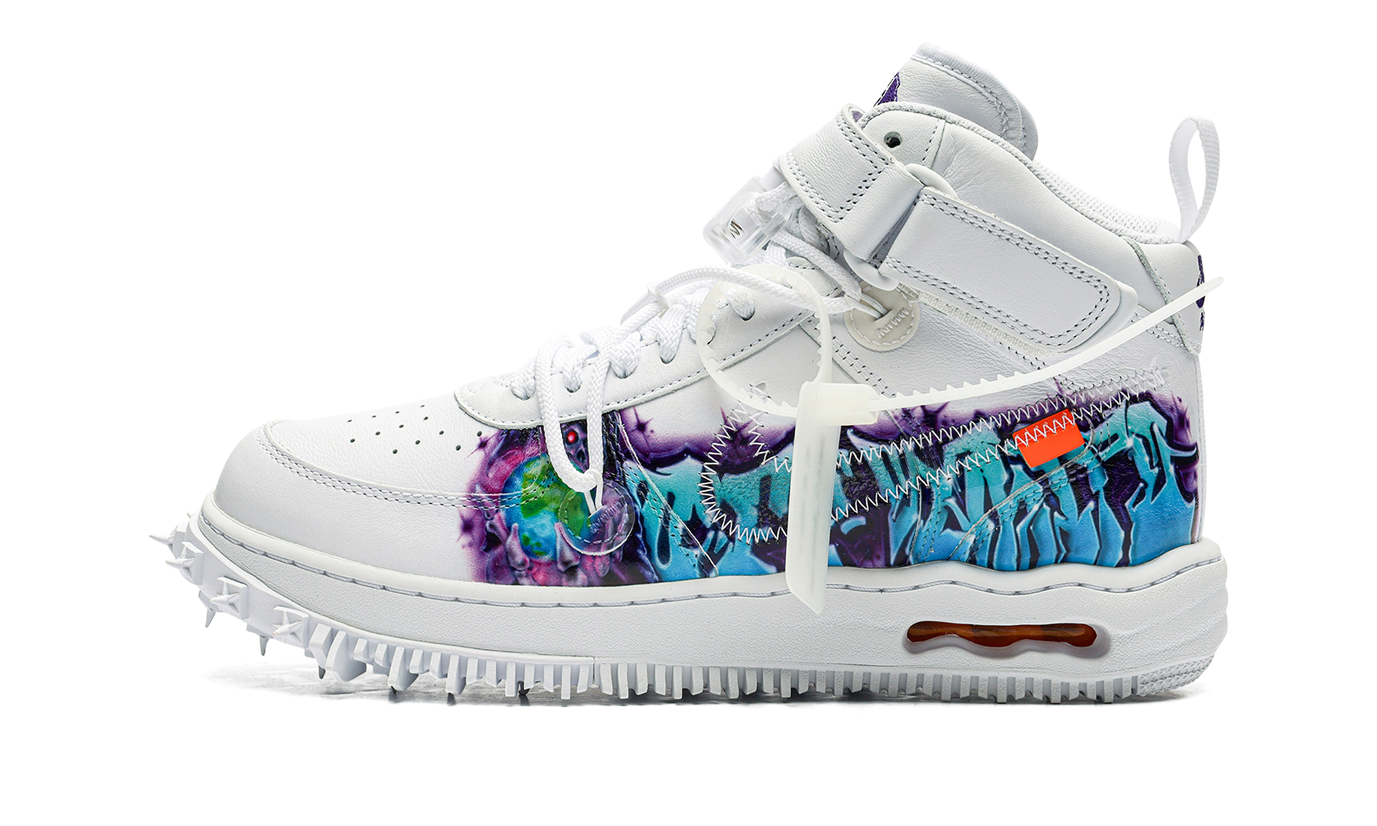 Nike Air Force 1 Mid Off-White - Graffiti White DR0500 100