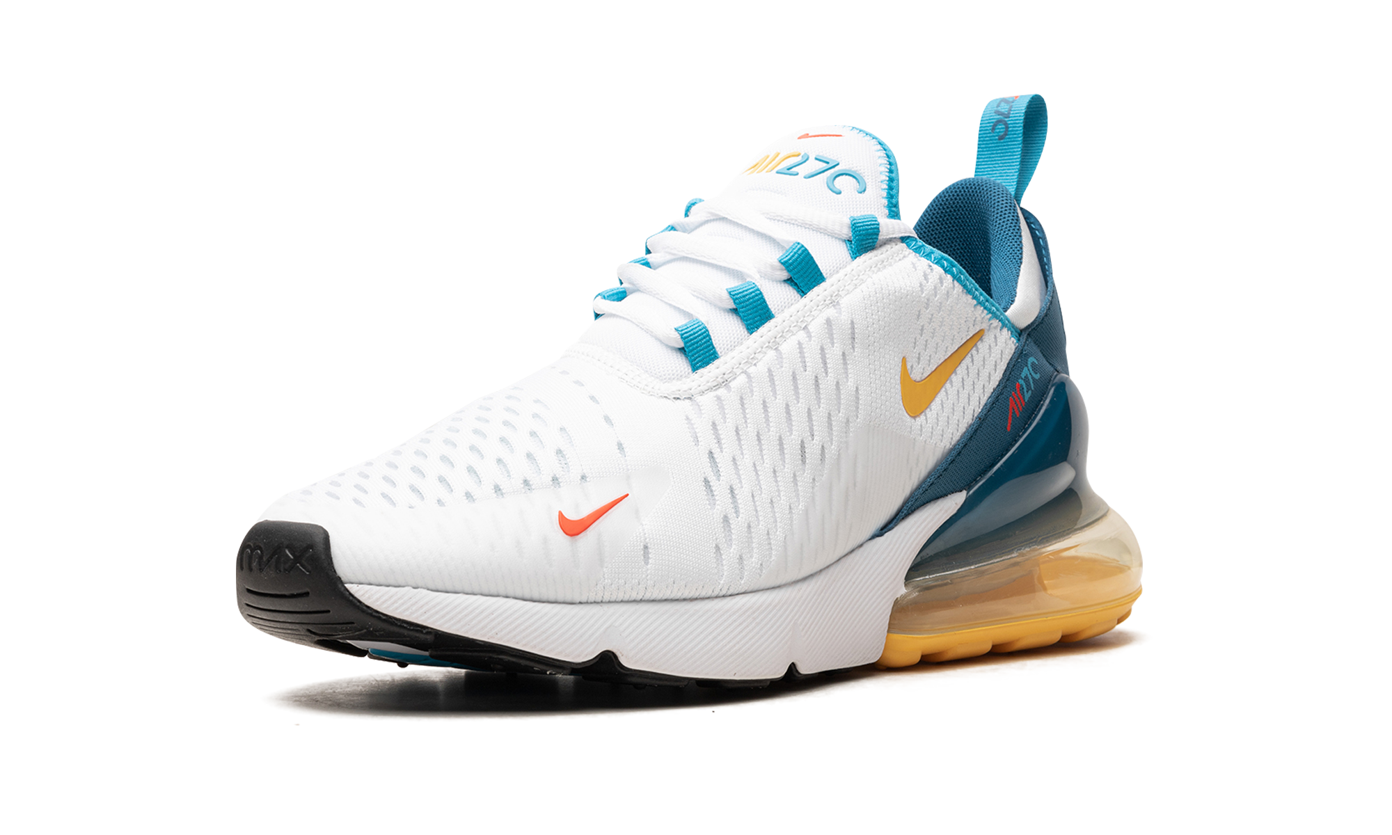 Nike Air Max 270 White Industrial Blue Citron Pulse FJ4000 100