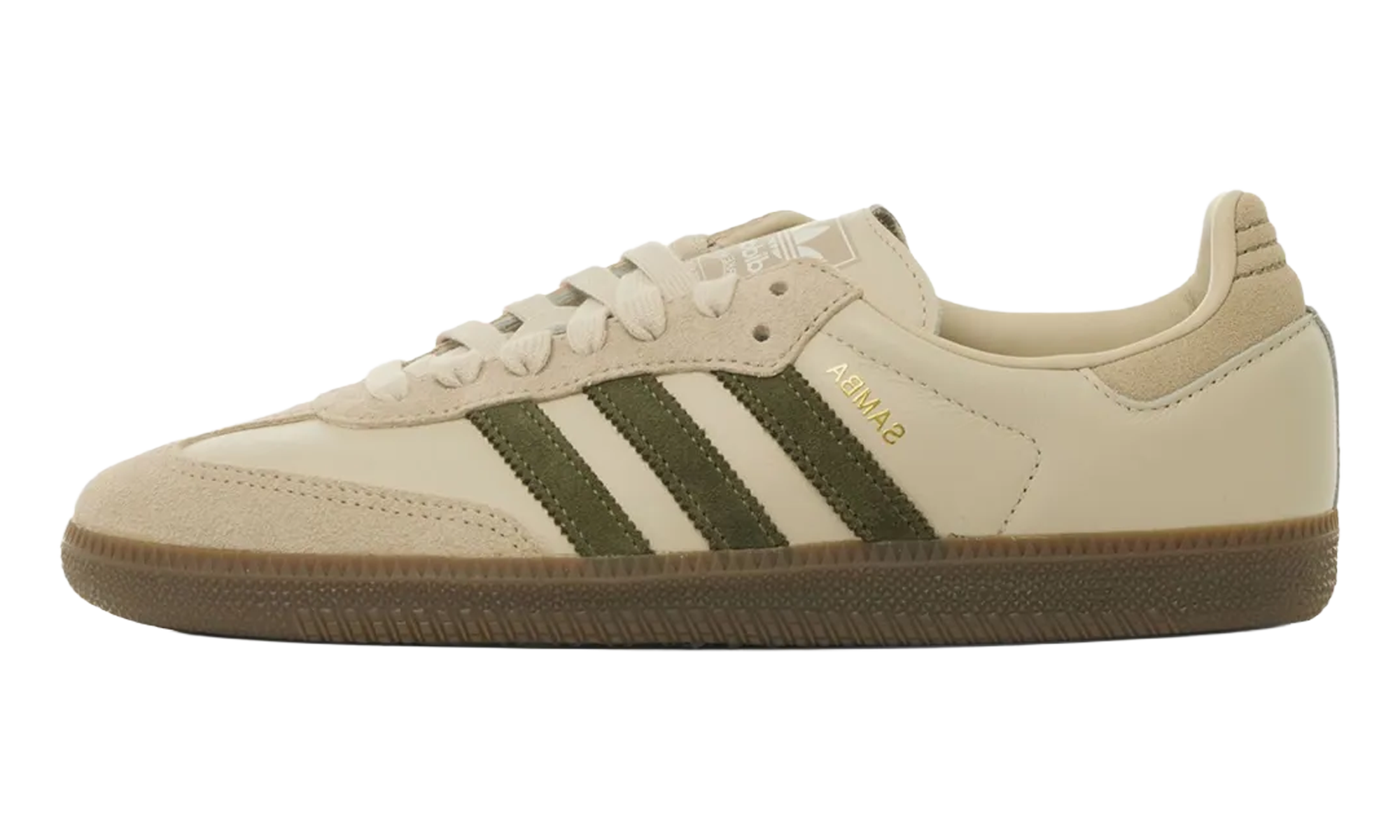 Adidas Samba OG Aluminum Dark Khaki JR0893