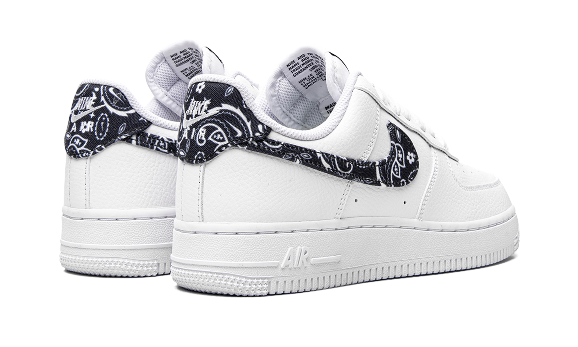 Nike AIR FORCE 1 LO '07 MNS WMNS Black Paisley DH4406 101