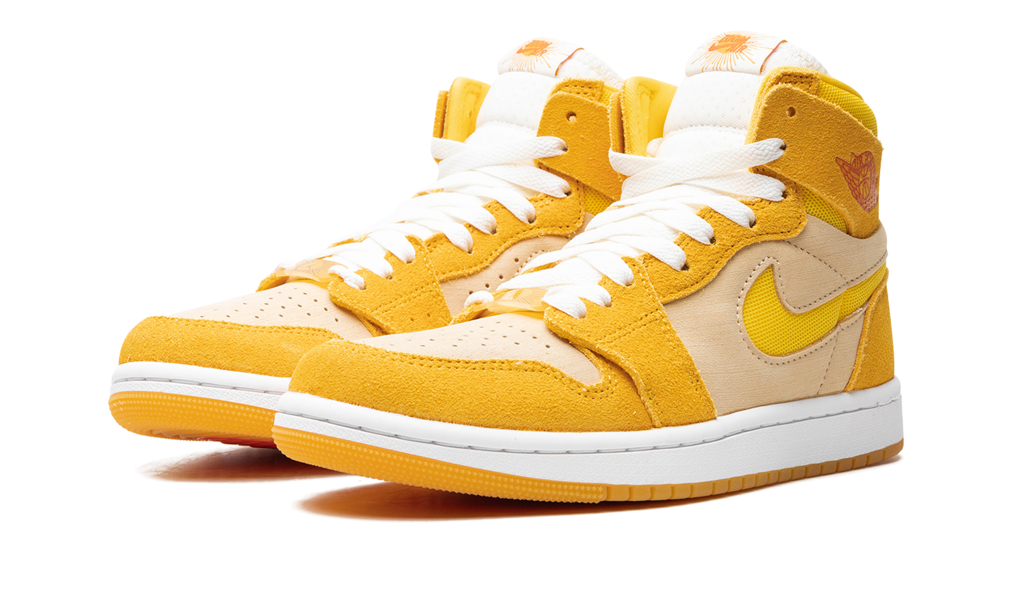 Air Jordan 1 Zoom Air CMFT 2 WMNS Yellow Ochre/Tour Yellow-Pale Vanilla-Safety FJ5743 700