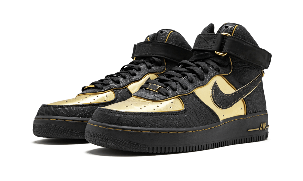 Nike Air Force 1 Hi Supreme Black / Gold 345189 002